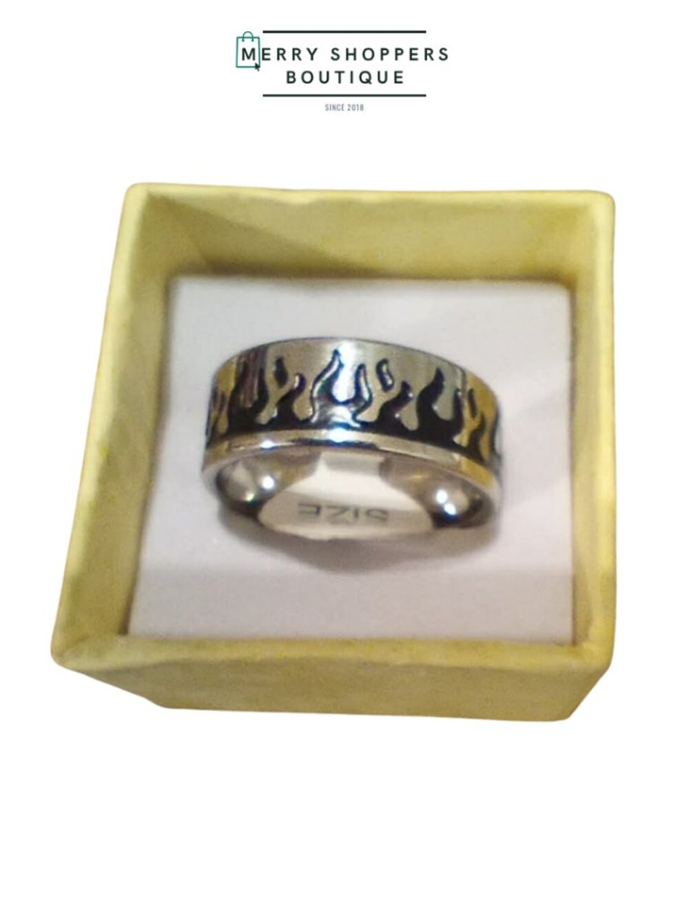 Sterling Silver Fire Ring